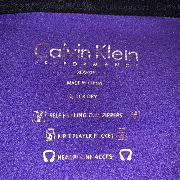 Calvin Klein Performance Zip Up Fleece Jacket - Picture 10 of 10